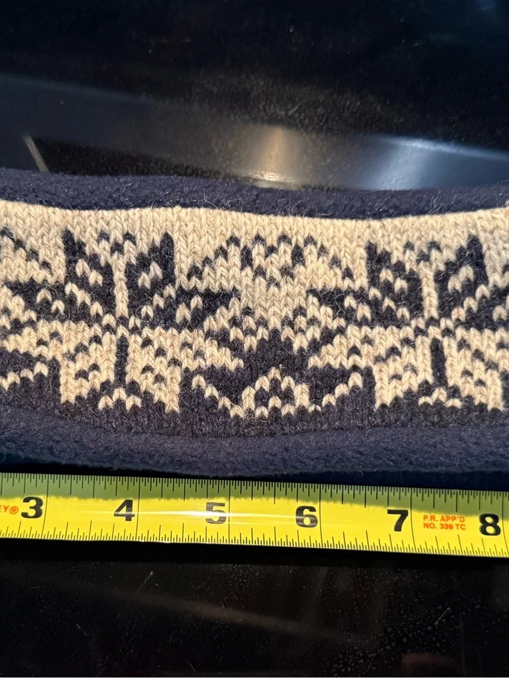 Rare Vintage Berkshire Nordic Wool Headband Mens womens or kids unisex
